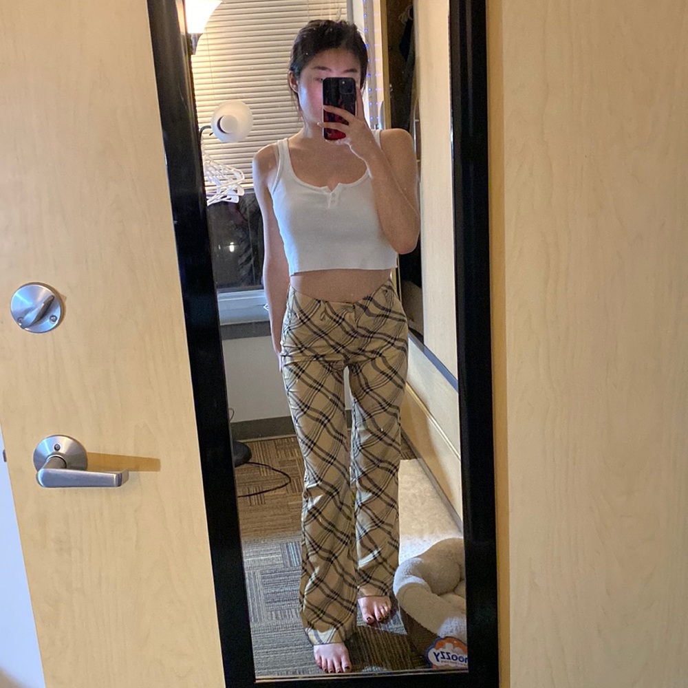 Straight leg pants